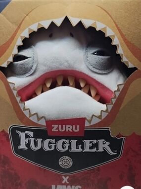 ZURU Fuggler Shark Plush Toy - White and Pink